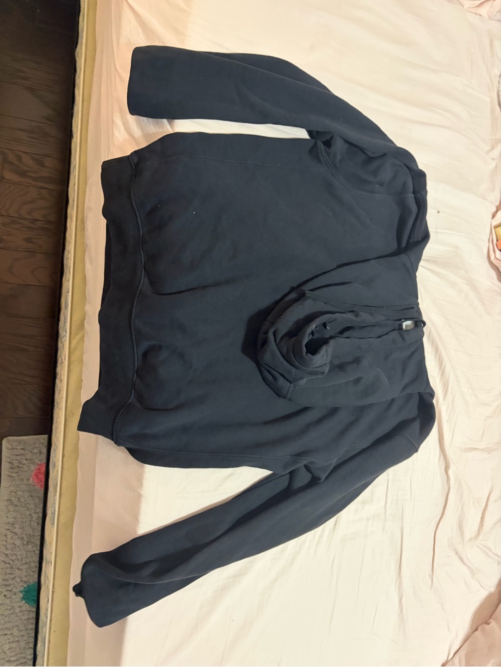 Nike Black Hooded Pullover Sweatshirt